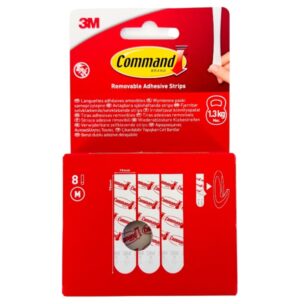 3M Command Irrotettavat kiinnityspalat M, Max 1,3kg