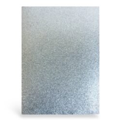 Softis 22x30cm 2mm, Hopea kimalle 5kpl