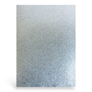 Softis 22x30cm 2mm, Hopea kimalle 5kpl