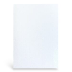 Softis 22x30cm 2mm, Valkoinen kimalle 5kpl