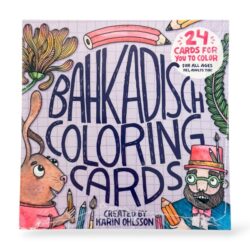 BahKadisch Coloring Cards, 24kpl väritettävät kortit
