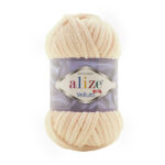 Alize Velluto lanka 100g, 310 Vaalea beige