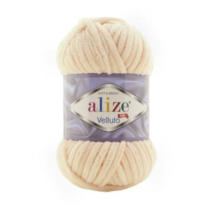 Alize Velluto lanka 100g, 310 Vaalea beige