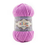Alize Velluto lanka 100g, 378 Orkidea
