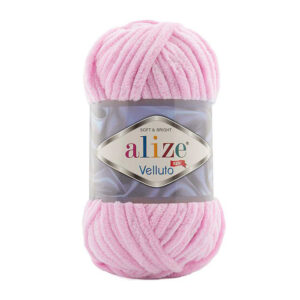Alize Velluto lanka 100g, 31 Vaaleanpunainen