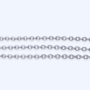 Steely Pop Ankkuriketju 2x2,5mm 1 metri, Ruostumaton teräs 304