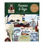 Carta Bella Askartelukuviot, Gone Fishing Frames & Tags
