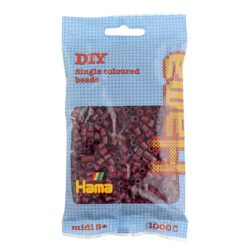 Hama Midi-helmet 1000kpl, 30 Syvä viininpunainen