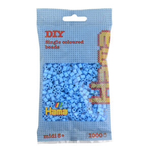 Hama Midi-helmet 1000kpl, 46 Pastellin sininen