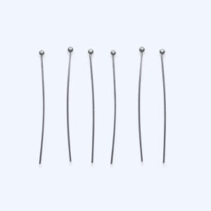 Steely Pop Korupiikit pallolla 35x0,7mm 20kpl, Ruostumaton teräs 304