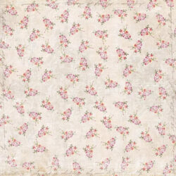 Reprint Skräppipaperi 30x30cm, RP0537 Mr & Mrs - Flowers