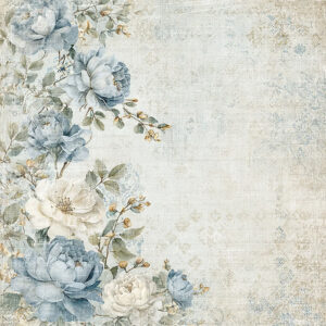 Reprint Skräppipaperi 30x30cm, RP0710 Romantic Roses