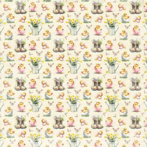 Reprint Skräppipaperi 30x30cm, RP0683 Easter