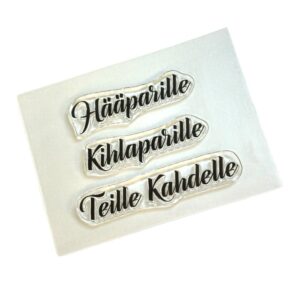 Tekstileimasinsetti, Hää/ Kihla