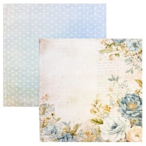 Reprint Skräppipaperi 30x30cm, RP0730 Masculine Moments, flowers Corner