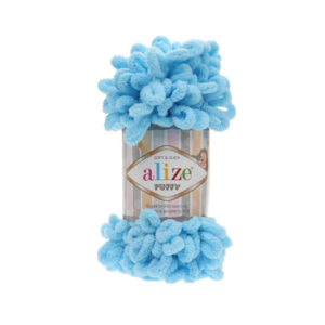Alize Puffy lanka 100g, 287 Turkoosi