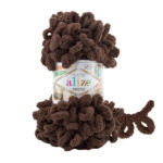 Alize Puffy lanka 100g, 493 Suklaanruskea