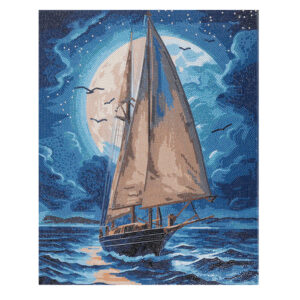 Craft Buddy Timanttimaalaustaulu 40x50cm, In the Sunset, Full Crystal