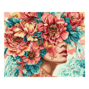 Ideyka Painting by numbers 40x50cm, KHO8445 The Romance of Flowers