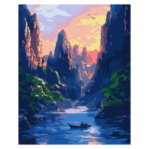 Ideyka Painting by numbers 40x50cm, KHO6365 The Majestic Mountains