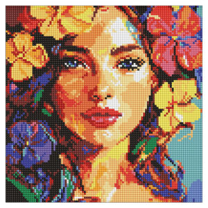 Ideyka Timanttimaalaustaulu 30x30cm, Tropical Dream, Full Crystal