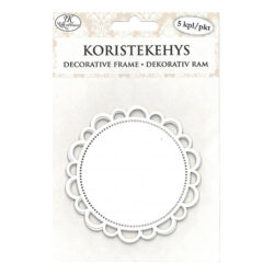 Koristekehys, 6997 Pyöreä valkoinen