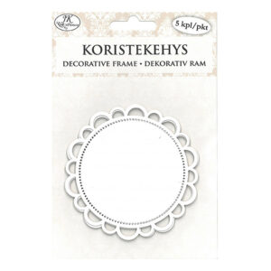 Koristekehys, 6997 Pyöreä valkoinen