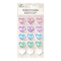 Koristetarra, 2798 Sydän pastelli