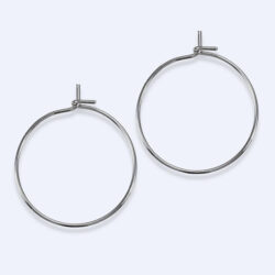 Steely Pop Korvakorurenkaat 30mm 10kpl, Ruostumaton teräs 316