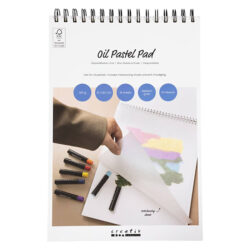 Creativ Company Öljypastellilehtiö 300g, A4 kierrelehtiö