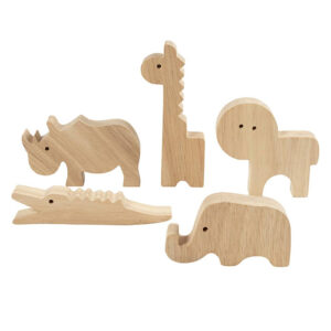 Puueläimet, safari 10kpl