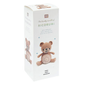 Rico Design Ricorumi Mini virkkaussetti, Teddy Bear