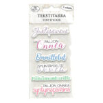 Tekstitarra, 9028 Toivotukset pastelli