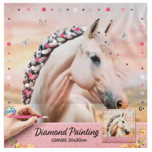 Timanttimaalaustaulu 30x30cm, Horse, Partial Crystal
