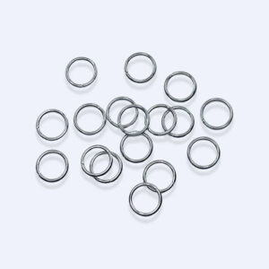 Steely Pop Välirenkaat 9mm 50kpl, Ruostumaton teräs 304