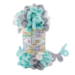 Alize Puffy Color lanka 100g, 6408 Laguuni