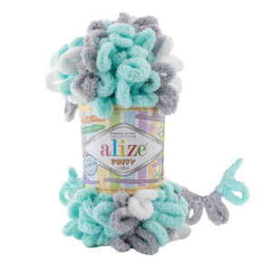 Alize Puffy Color lanka 100g, 6408 Laguuni