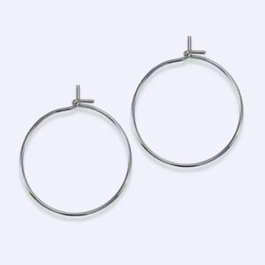 Steely Pop Korvakorurenkaat 25mm 10kpl, Ruostumaton teräs 316