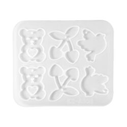 Silikonimuotti, Nallet, kirsikat & linnut