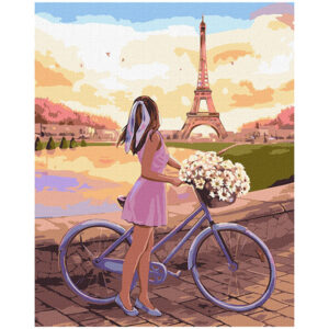 Ideyka Painting by numbers 40x50cm, KHO2607 Romance in Paris