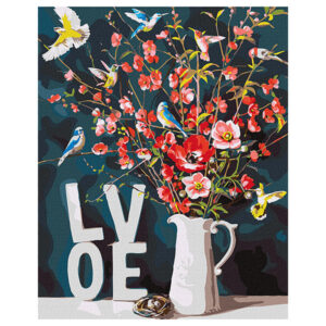 Ideyka Painting by numbers 40x50cm, KHO3119 With love