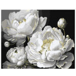 Ideyka Painting by numbers 40x50cm, KHO3302 Impeccable beauty with metallic paints 2