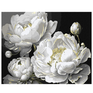 Ideyka Painting by numbers 40x50cm, KHO3302 Impeccable beauty with metallic paints 2