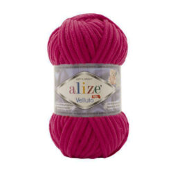 Alize Velluto lanka 100g, 798 Fuksia