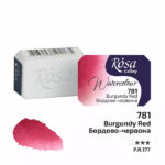 Rosa Gallery akvarellinappi, 781 Burgundy Red