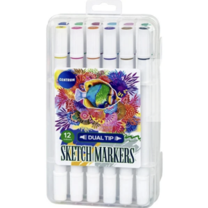 Centrum Sketch Markers, 12 kynää