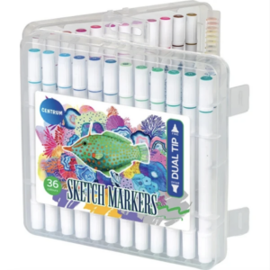 Centrum Sketch Markers, 36 kynää