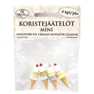Miniatyyri, 8414 Koristejäätelöt mini 4kpl