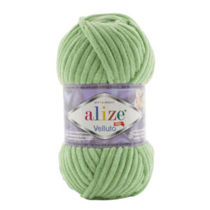 Alize Velluto lanka 100g, 103 Vaaleanvihreä