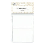 Paikkakortti, 3140 helmäisvalkoinen 10kpl